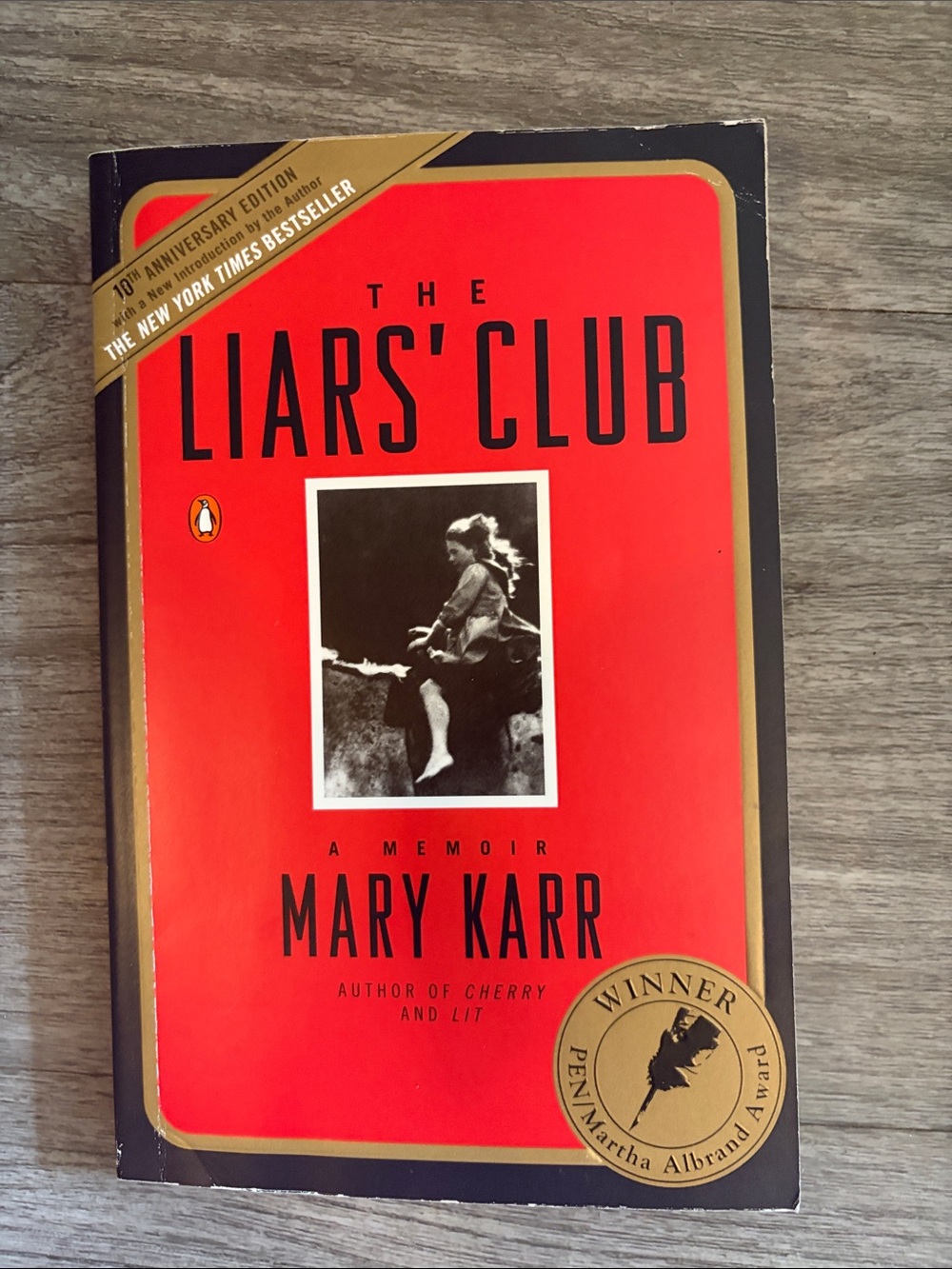 The Liars' Club by Mary Karr - Red Paperback Memoir